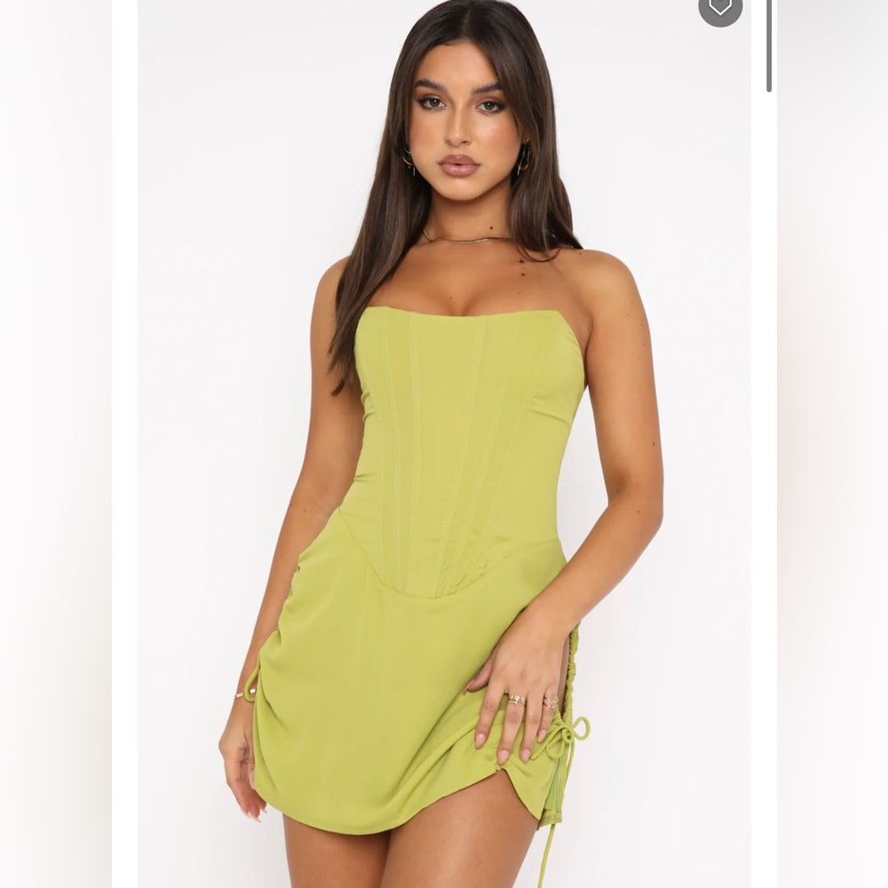 Take Me Back Mini Dress Matcha - M